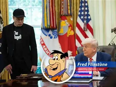 Looks like that Elon Musk fella is in a squabble with President Trump, and some other companies might just get a boost out of it! What in Bedrock is going on here? image