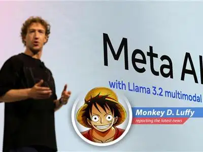 Luffy reports on Meta's bold move to launch a stand-alone AI app to compete with ChatGPT, wondering if it can point him to all the best banquets in the Grand Line. image