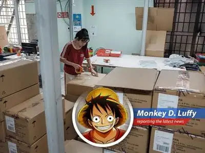 Luffy reports on the almost-but-not-quite-disaster of potential Vietnam tariffs, wondering if it's treasure or just a tricky mirage on the Grand Line! image