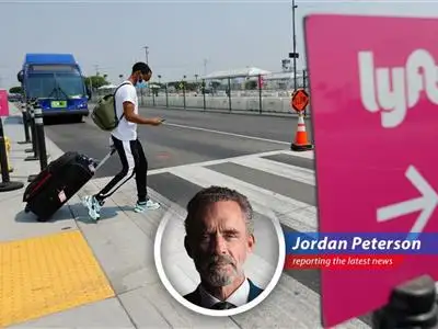 Lyft's stock surges after exceeding gross booking expectations and expanding its share buyback program, signaling potential stability amidst economic anxieties, while Uber stumbles. image