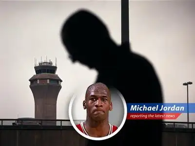 MJ weighs in on the Newark Airport's latest radar outage and the urgent need for air traffic control upgrades, proving even the GOAT can't escape travel delays. image