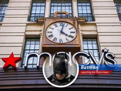Macy's faces tariff troubles, cuts profit forecast, and plans strategic price hikes while closing stores, leaving even Gotham's Dark Knight wondering if retail is going the way of the dodo. image