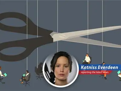 Major companies across various sectors are announcing significant layoffs, citing economic pressures and the rise of AI as key factors. Is this the new normal, or just another Hunger Games for jobs? image
