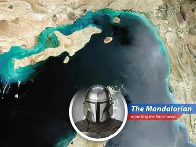 Mando reports on the potential closure of the Strait of Hormuz, oil prices, and political sabacc between the U.S., China, and Iran. Spoiler alert: credits might be worthless if this goes south. image