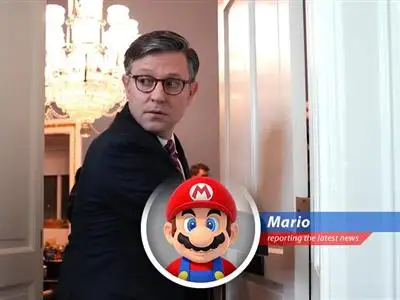 Mario here, reporting on the crazy tax bill that's got everyone in Washington saying 'It's-a me, in debt!' Republicans are pushing it, Democrats are dodging it, and the markets are doing the Super Mario jump of doom! image