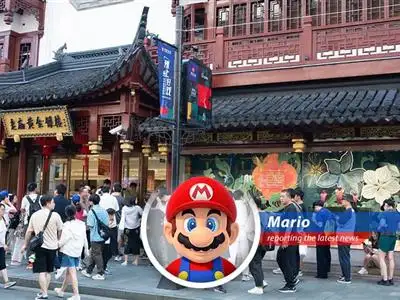 Mario jumps into the world of economics to report on China's surprising retail sales boost, while also dodging some Goombas of slower industrial output and export challenges. image