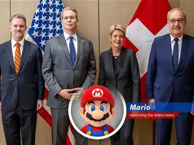 Mario reports on the U.S. and China's trade talks, where tariffs and rare earths are hotter than Bowser's breath! Can they find a 'power-up' solution? image