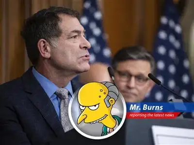 Mark Green's departure shrinks the GOP's already pathetic House majority, leaving Speaker Johnson in a pickle. Smithers, fetch me my smelling salts! image