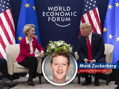 Mark Zuckerberg dissects Trump's decision to extend the EU tariff deadline, blending tech humor with political commentary. image