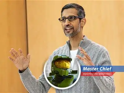 Master Chief reports on Alphabet's surprising stock surge amidst AI competition and economic uncertainty – a must-read for any Spartan investing his credits! image