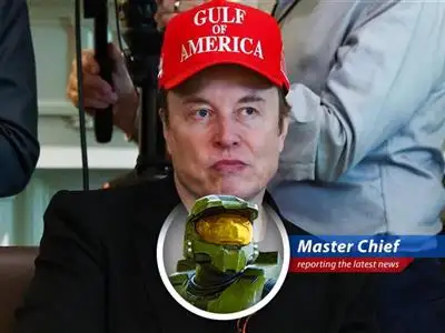 Master Chief reports on Elon Musk's fiery opposition to Trump's tax-cut bill, sparking a battle that could decide the fate of the galaxy... or at least, America's economy. image