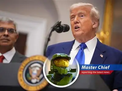 Master Chief reports on Trump's latest executive order aiming to slash drug costs, questioning its effectiveness and likelihood of success with a healthy dose of UNSC-grade skepticism. image