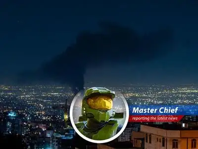 Master Chief reports on how financial markets are reacting with surprising nonchalance to escalating global tensions, proving that even explosions and geopolitical meltdowns can't keep a good stock down. image