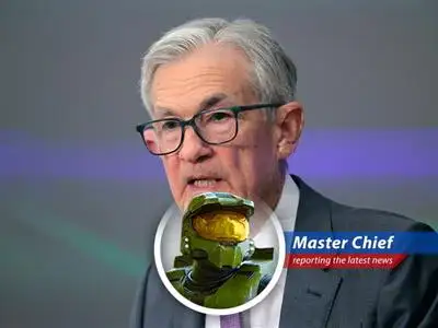 Master Chief reports on the Federal Reserve's interest rate dilemma, tariff troubles, and the looming threat of economic instability. Are rate cuts the key to survival, or are we heading for a legendary difficulty economic collapse? image