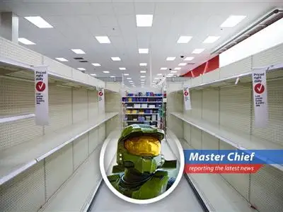 Master Chief reports on the impending retail shortages caused by trade war tariffs, impacting everything from apparel to action figures. Lock and load, people, it's about to get real. image