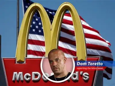 McDonald's earnings report looms, analysts predict potential slowdown, Dom Toretto style breakdown. image