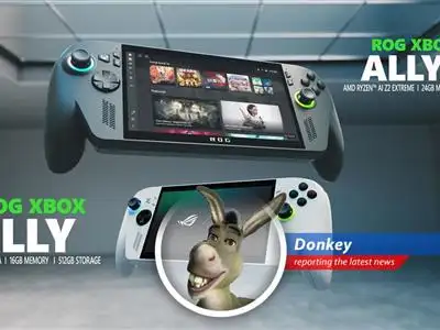 Microsoft and ASUS team up for the ROG Xbox Ally, bringing Xbox games to your sweaty little hands (just kidding... mostly)! image