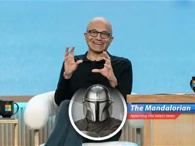 Microsoft's latest earnings report shines brighter than a freshly polished helmet, driven by Azure's cloud power. But can they navigate the tariffs like a Mandalorian navigates a blaster fight? image