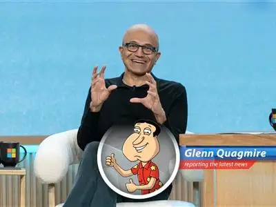 Microsoft's quarterly earnings blow past expectations thanks to a booming Azure cloud business, leaving investors feeling giggity-good! image