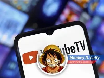 Monkey D. Luffy reports on YouTube's 20th anniversary, its massive growth, and potential challenges, all while dreaming of meat and adventure! image