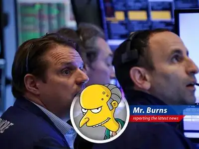 Montgomery Burns reacts to Moody's U.S. credit rating downgrade, seeing it as a golden opportunity for personal gain and further exploitation. image
