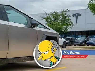 Montgomery Burns reports on Tesla's recent production halt, robotaxi controversies, and the audacity of public safety advocates, all while yearning for the simpler days of steam power. image