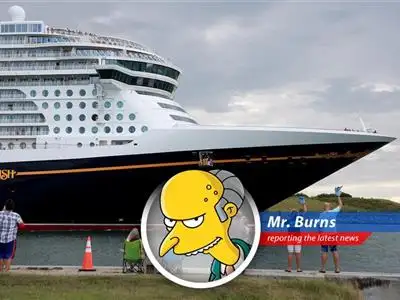 Montgomery Burns, your friendly neighborhood billionaire, navigates the treacherous waters of cruise insurance to ensure your fortune remains intact, even when vacationing with the commoners. image