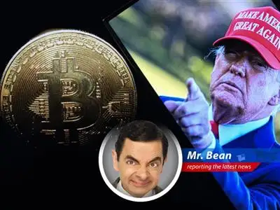 Mr. Bean reports on Bitcoin's surprising surge past $100,000, fueled by trade deals and a bit of market madness – all while pondering the mysteries of modern money. image