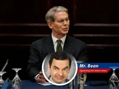 Mr. Bean reports on Rachel Reeves' quest for trade deals with the US and EU, amidst Trump's tariff tantrums and a spot of bother with China. image