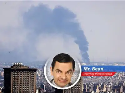 Mr. Bean reports on how a squabble between Iran and Israel might make petrol more expensive, and maybe even stop us from driving our beloved cars! image