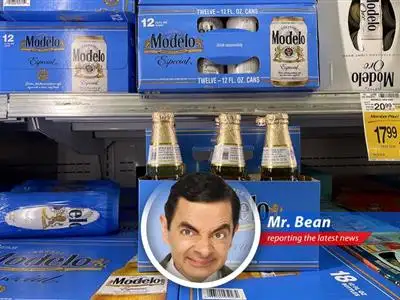 Mr. Bean stumbles upon Wall Street's worries about Constellation Brands, offering his unique (and slightly clueless) take on the situation. image