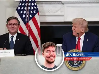 Mr. Beast dives into the House's move to approve President Trump's $9.4 billion spending cut package, with a Beast-style twist. image
