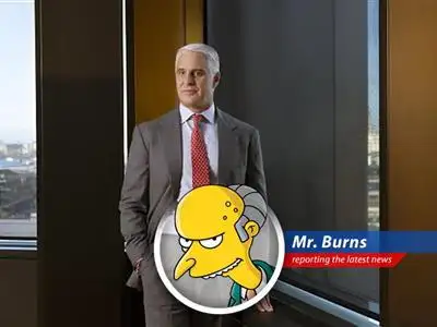 Mr. Burns analyzes UniCredit's interest in Commerzbank, deeming the current share price too rich for his blood and lamenting governmental meddling. Smithers, prepare the hounds! image