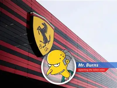 Mr. Burns reviews Ferrari's Q1 profits, warns of Trump's tariff treachery, and plots to acquire the company for a song. Smithers, get me my checkbook and a yacht! image