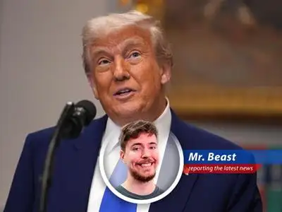 MrBeast dives into the US-China trade deal, bringing his signature humor and wondering if this means he can finally afford more Lambos for giveaways. image