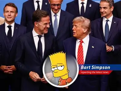 NATO's ditching the 2% defense budget like Milhouse ditches dignity, aiming for a whopping 5% by 2035 to keep the Russkies and terrorists at bay. Ay, caramba! image