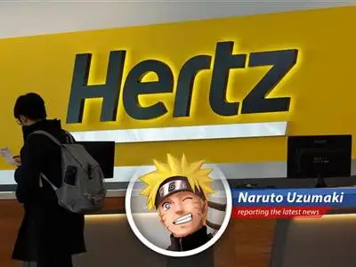 Naruto Uzumaki reports on Hertz's bumpy ride, stock plunges after disappointing earnings and a $250 million stock offering. Can they pull a 'Talk no Jutsu' on Wall Street? image