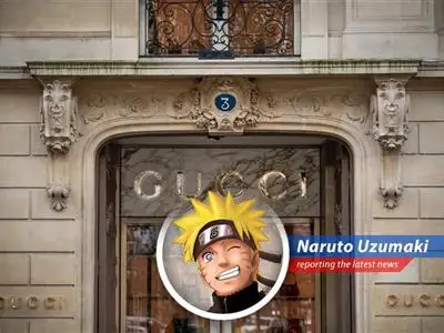 Naruto Uzumaki reports on Kering's shocking sales slump, Gucci's fashion faux pas, and a luxury market facing tougher times than a Genin exam! image