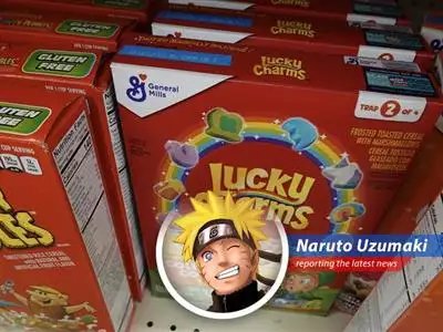 Naruto Uzumaki reports on how General Mills and Kraft Heinz are finally listening to their inner Hokage and removing artificial colors from their food, aiming for a healthier future! image
