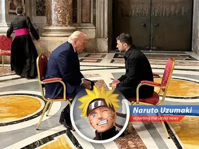 Naruto Uzumaki (totally not writing this) reports on Trump's latest strategy to stop Putin, involving tougher sanctions and questioning Russia's true intentions. Dattebayo! image
