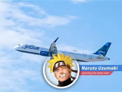 Naruto here, reporting that JetBlue is about to announce a new partnership with a bigger airline, hoping to finally become Hokage of the skies! But will it work, or will it end up like another one of my shadow clones – poofing into nothing? image