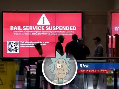 New Jersey train engineers are striking for a fair deal, leaving commuters stranded and politicians squawking. Negotiations are ongoing, but will they reach a resolution before reality collapses in on itself? image