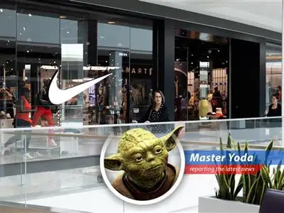 Nike's quarterly report shows a surprising profit despite a sales dip. Turnaround, they seek. Headwinds, they face, but optimism, they have. image