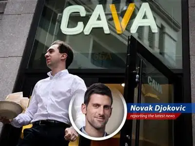Novak Djokovic analyzes Cava's recent financial success, blending tennis metaphors with culinary insights and a touch of humor. image