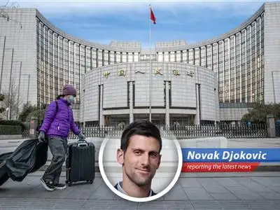 Novak Djokovic analyzes China's decision to keep loan prime rates unchanged amidst economic data and US trade tensions, pondering the strategic implications and possible future moves. image