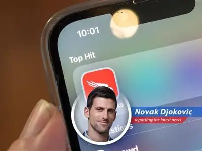 Novak Djokovic humorously analyzes a CNBC report on Wall Street's volatile week, the U.S.-China trade talks, and the CrowdStrike controversy, offering his 'Zen Master' perspective on market fluctuations. image