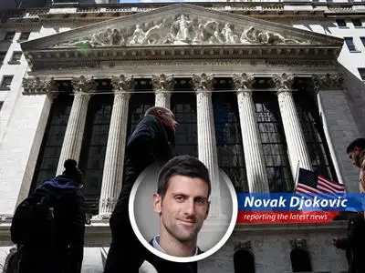 Novak Djokovic serves up a humorous and insightful analysis of today's top financial news, from market dips to tech earnings, with a touch of his signature wit and wisdom. image