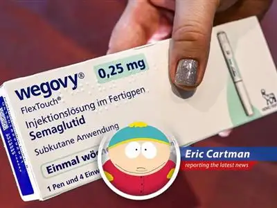 Novo Nordisk partners with telehealth companies like Hims & Hers and Ro to expand access to Wegovy, their weight loss drug, now that the cheap, unapproved versions are getting shut down. Respect my authoritah! image