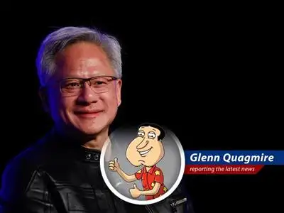 Nvidia's CEO Jensen Huang visits London Tech Week, showering the UK with praise and sparking excitement, much like I do when I see a lady with a pulse! image