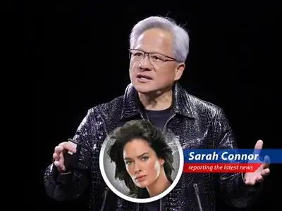 Nvidia's Jensen Huang argues that restricting AI tech exports to China could cripple U.S. dominance in the field, potentially handing the future over to, well, you know...them. image